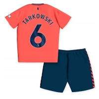 Everton James Tarkowski #6 Auswärts Trikotsatz Kinder 2023-24 Kurzarm (+ Kurze Hosen)